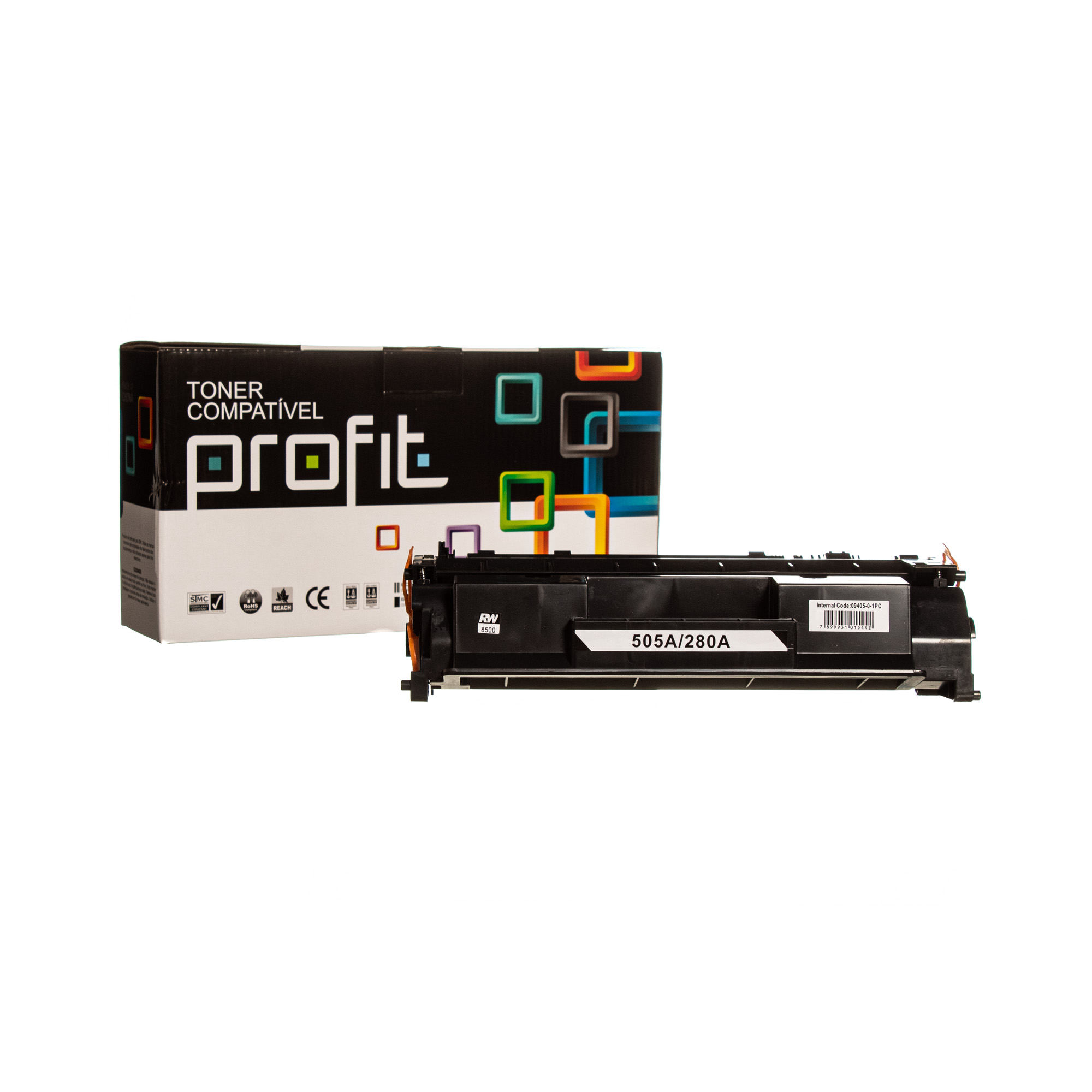 CART TONER HP PRO400 | M401DN | M425DN | CF280A | CE505A - RTC - (2,7K) COMPATÍVEL PROFIT