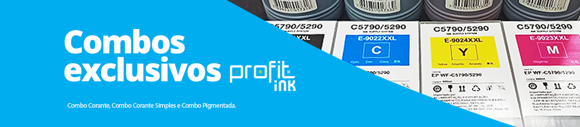 Aproveite a exclusividade COMBO PROFIT INK!