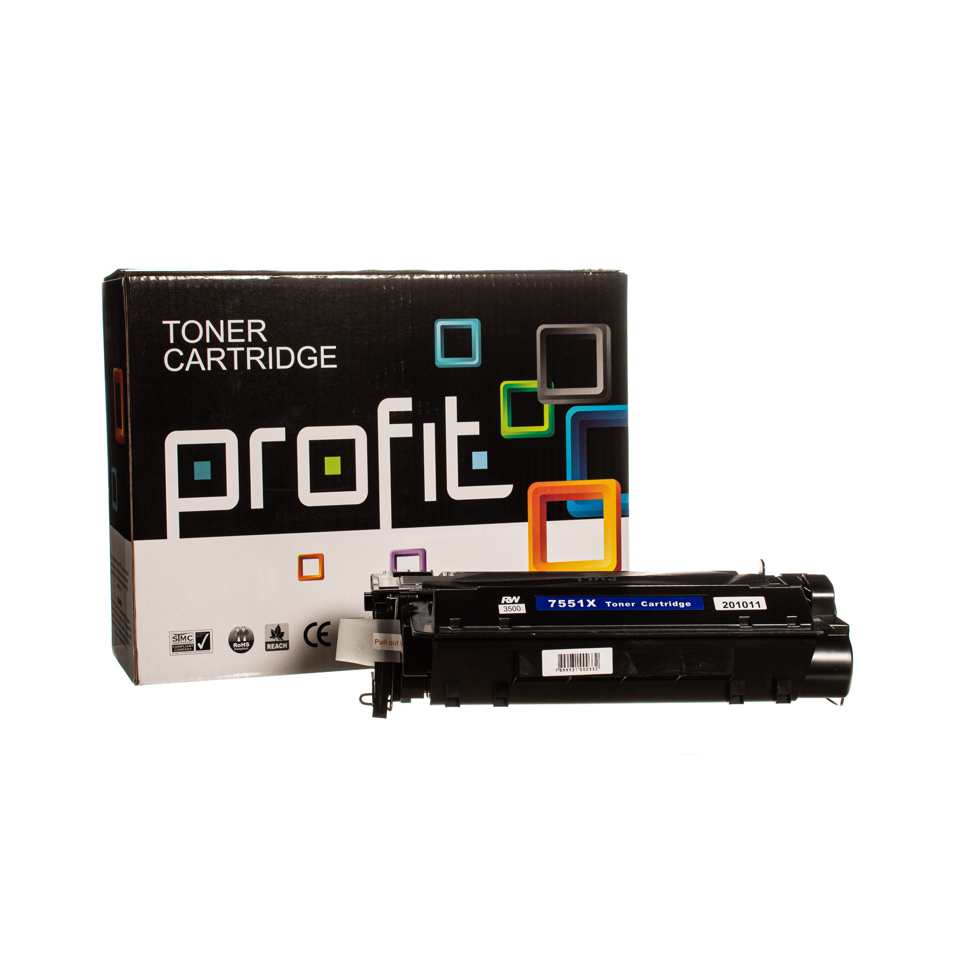 CART TONER HP3005 | M3027 | M3035X | Q7551X | 51X - RTC - (13K) COMPATÍVEL PROFIT