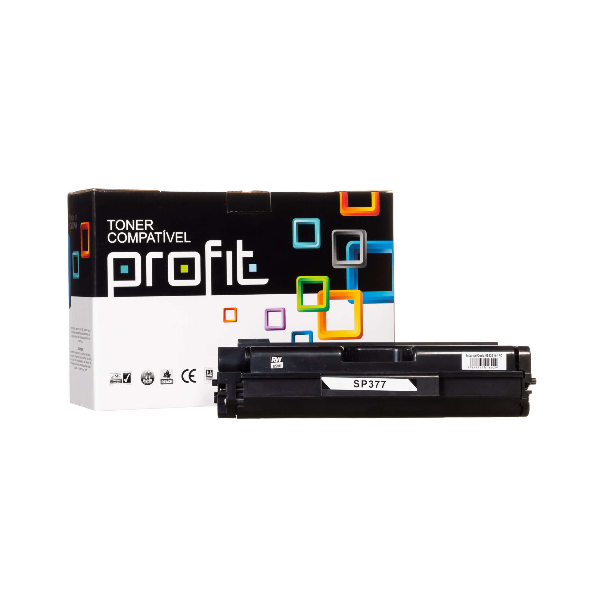 CART TONER RICOH SP377 - RTC -  (6,4K) COMPATÍVEL PROFIT MPS