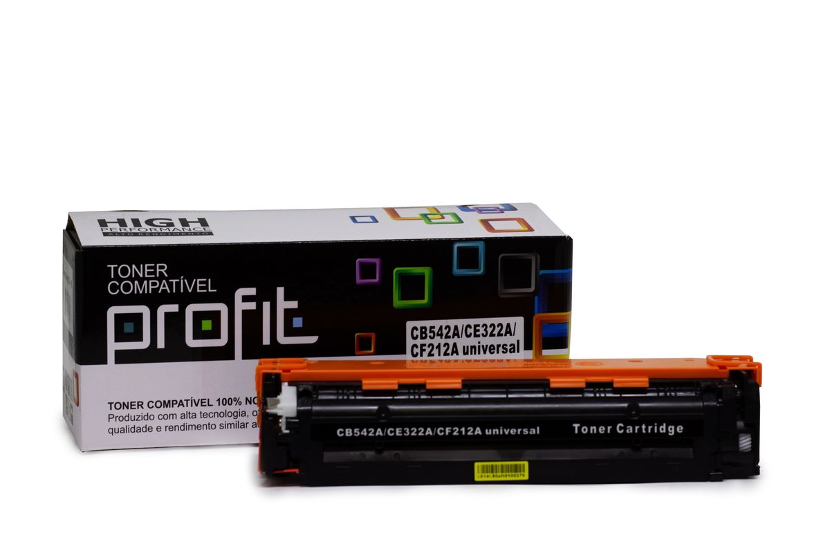 CART TONER HP CF212A | CE322A | CB542A - IKT - (1,8K) AMAR COMPATÍVEL PROFIT